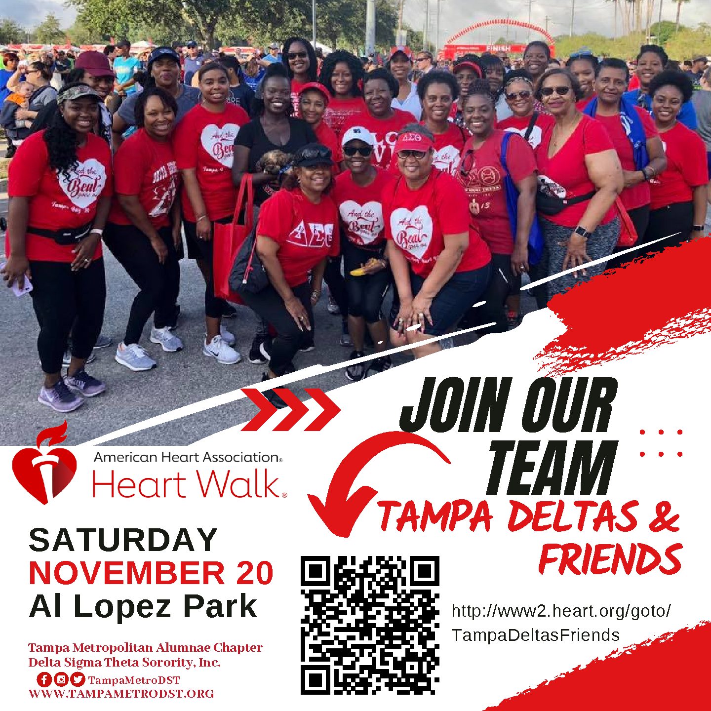 American Heart Association Heart Walk Tampa Metropolitan Alumnae Chapter