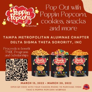 Pop Out with Poppin Popcorn, cookies, snacks and more